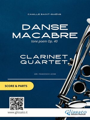 cover image of Danse macabre--Clarinet Quartet score & parts